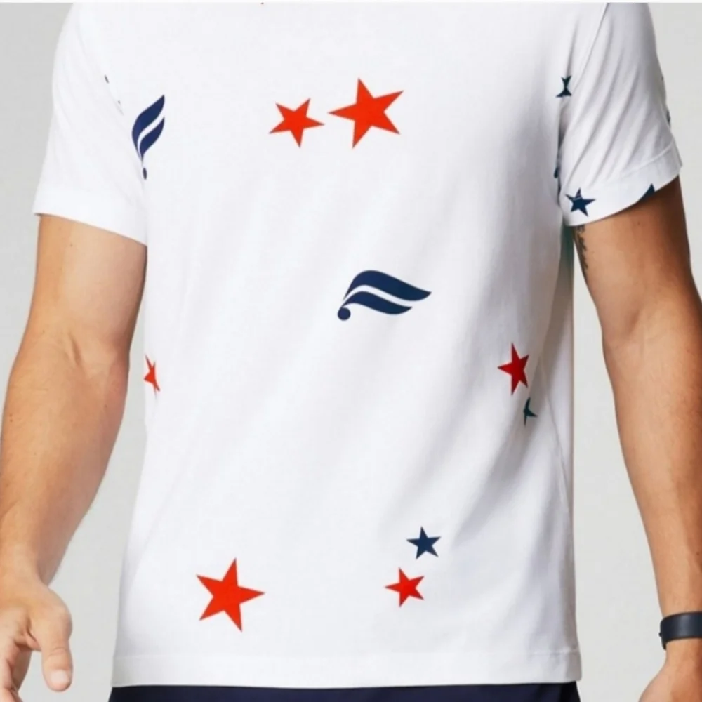 Fabletics 24/7 Tee FS N Stars NWT - Picture 2 of 3